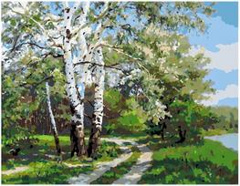 Piešimo rinkinys Beržų laikas 40x50
