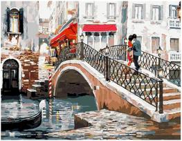 Piešimo rinkinys pagal skaičius Aistringa Venecija 40x50