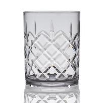 Kristal Rocks plastikinės stiklinės, 340 ml, 6 vnt.