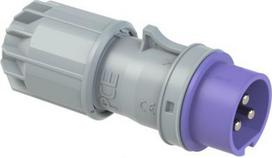 CEE-plug 5x16A (3P+N+PE) 6h IP44/IP54 SHARK black 015-6x | 9003399122835