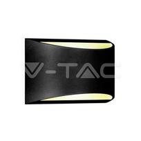 Sieninis šviestuvas V-tac 9W sieninis lauko šviestuvas, juodas, 4000K