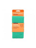 Cleanlogic Ištempiama kūno kempinė Sensitive Skin Exfoliating Stretch Cloth Emerald