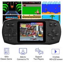 Nešiojama retro žaidimų konsolė F1 Plus : Spalva - Mėlyna/Raudona (BLRD)