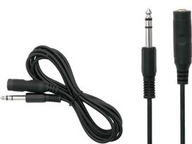 Prailginimo laidas JACK 6.3 mm 3 m tiesus