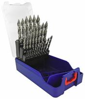 Grąžtų metalui rinkinys Tivoly 11457070017; 1-13 mm; 25 vnt.