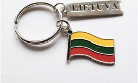Raktų pakabukas LT vėliava