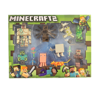 Minecraft stiliaus figūrėlių rinkinys, 13vnt.