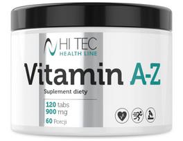 Maisto papildas Hi Tec Health Line Vitamin A-Z, 120 vnt.