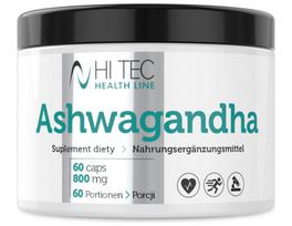 Maisto papildas Hi Tec Health Line Ashwagandha, 60 vnt.