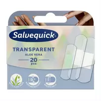 SALVEQUICK skaidrūs pleistrai su alavijo ekstraktu Aloe Vera, N20