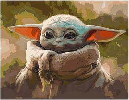 Piešimo rinkinys Yoda, 40x50
