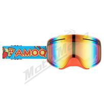 Krosiniai / Sniego akiniai AMOQ Vision Vent+ Magnetic Pizza (Veidrodinis stikliukas)