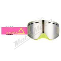 Krosiniai / Sniego akiniai AMOQ Vision Vent+ Magnetic Rožinė / Geltona (Veidrodinis stikliukas)