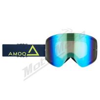 Krosiniai / Sniego akiniai AMOQ Vision Magnetic Navy-Gold (Veidrodinis stikliukas)