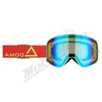 Krosiniai / Sniego akiniai AMOQ Vision Magnetic Raudona / HiVis (veidrodinis stikliukas)