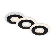 Briloner 7039-035 - KOMPLEKTAS 3x LED įleidžiamas lubinis vonios šviestuvas LED/5W/230V IP44