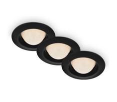 Briloner 7056-035 - KOMPLEKTAS 3x LED įleidžiamas lubinis vonios šviestuvas LED/3W/230V IP44