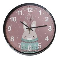 Vaikiškas sieninis laikrodis 30cm, zuikis