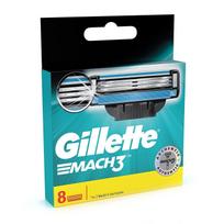 Skutimosi kasečių rinkinys su 3 peiliukais (8 vnt), Mach3 rankinio skutimosi peiliukų rinkinys iš 8, Gillette