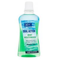 Burnos skalavimo skystis XOC DUAL ACTION MINT MOUTHWASH, 500 ml