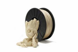 3D plastikas Filalab Fiber 1.75mm 1kg - Wood