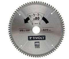 Pjovimo diskas metalui Tivoly XT50514004465; 216 mm; Z80; 3°