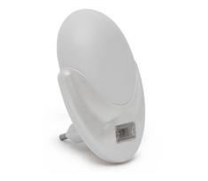 LED Lizdo orientacinė lemputė su prieblandos jutikliu LED/1W/230V