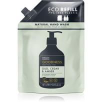 Baylis & Harding Goodness Oud, Cedar & Amber natūralus skystasis rankų muilas REFILL 1000 ml