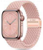 Rožinė apyrankė Apple Watch 8 / 9 / 10 / 11 / SE / ULTRA (44 / 45 / 46 / 49 MM) laikrodžiui "Tech-Protect Nylonmag"