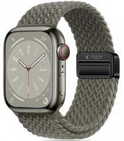 Pilka apyrankė Apple Watch 8 / 9 / 10 / 11 / SE / ULTRA (44 / 45 / 46 / 49 MM) laikrodžiui "Tech-Protect Nylonmag"