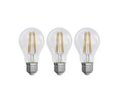 KOMPLEKTAS 3x LED elektros lemputė FILAMENT A60 E27/3,8W/230V 4000K Energijos klasė A