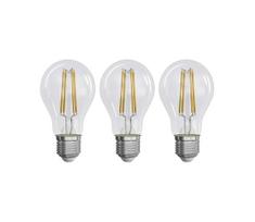 KOMPLEKTAS 3x LED elektros lemputė FILAMENT A60 E27/3,8W/230V 2700K Energijos klasė A