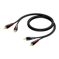 Procab CABLE 2x RCA Male - 2x RCA Male 0.5m