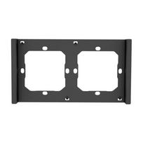 Sonoff Switch mounting frame M5 80 double 2-fold M5-2C-80-F (graphite/black)