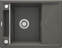 Deante granitinė virtuvinė plautuvė su magnetais Deante Magnetic ZRM T11A, Anthracite