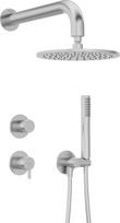 Potinkinis dušo komplektas Deante Silia NQS_F9YK, Brushed steel