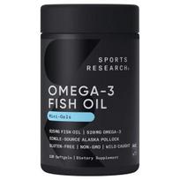 Sporto tyrimai Omega-3 520 mg žuvų taukų minkštas gelis, korėjietiškas sveikas maistas