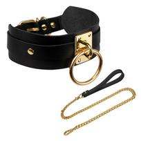 Kinky Diva O-Ring Collar Antkaklio ir pavadėlio rinkinys