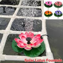 Solar Lotus Fountain Lotus Flower Fountain Saulės Fontanas Lotus Fountain A4
