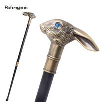 Vario triušio ilgos ausies džentelmeno vaikštynės lazda, madinga lazda Gentleman Crosier Knob lazda, 93 cm