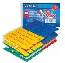Drabužių segtukai York Standart 20 vnt Plastikiniai