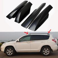 4 vnt. automobilio stogo bagažinės dangtis, skirtas Toyota RAV4 2006 2007 2008 2009 2010 2012 ABS stogo bagažinės bėgelio galinis dangtelis Pakeiskite apsauginį dangtelį