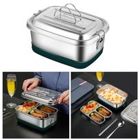 304 nerūdijančio plieno bento maisto indas 1200ml