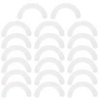 20 vnt Odos barjerinės juostelės vandeniui atsparios elastinės stomos apsauginės juostos pusiau žiedai hidrokoloidiniai odos ilgintuvai Green white