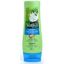 Volume & Thickness Conditioner Vatika Dabur | Enriched With Coconut & Castor | Rapid Repair | For Thin & Limp Hair | Volume & Thickness 200 ML