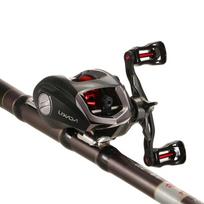 Lixada 12+1 rutuliniai guoliai Baitcasting ritės žvejyba skraidyklė greita žvejyba Left Hand balta
