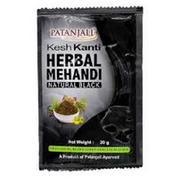 Plaukų dažai Herbal Mehandi Natūrali juoda Patanjali, Indija Natural Black