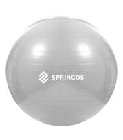 Gimnastikos kamuolys Springos, pilkas