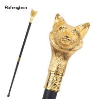Golden Wolf Fashion vaikščiojimo lazda Dekoratyvinė lazda Cospaly Vintage Party Madinga vaikščiojimo lazda Crosier 93 cm