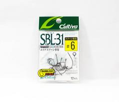 Owner SBL-31 Vienas kabliukas masalui be barzdos Dydis 6 (6445)